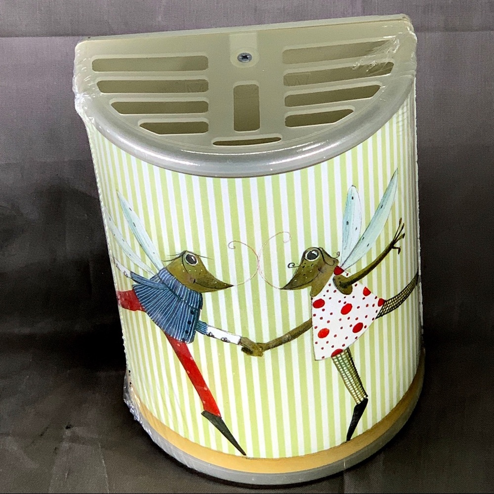 IKEA Tassa Natt Sconce Lamp W/ Frog Fairies 8” Wall Lamp